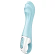 Satisfyer Air Pump Vibrator 5 - okos pumpálható vibrátor (kék)