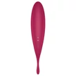 Satisfyer Twirling Pro - okos 2in1 csikló vibrátor (piros)