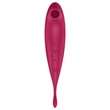 Satisfyer Twirling Pro - okos 2in1 csikló vibrátor (piros)
