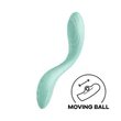 Satisfyer Rrrolling - mozgó golyós G-pont vibrátor (menta)