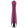 Satisfyer Spinning G-Spot 1 - forgó fejes G-pont vibrátor (piros)