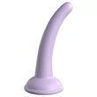 Dillio Curious Five - tapadókorongos dildó (15cm) - lila