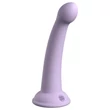 Dillio Secret Explorer - tapadókorongos dildó (17cm) - lila