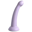Dillio Secret Explorer - tapadókorongos dildó (17cm) - lila