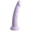 Dillio Slim Seven - tapadókorongos stimuláló dildó (20cm) - lila