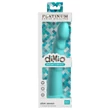Dillio Slim Seven - tapadókorong stimuláló dildó (20cm) - türkiz