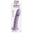 Dillio Super Eight - tapadókorong szilikon dildó (21cm) - lila