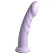 Dillio Super Eight - tapadókorong szilikon dildó (21cm) - lila