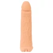 Nature Skin - 2in1 műpunci és péniszköpeny - 23cm (natúr)