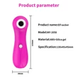 Lonely Sucking Massager - léghullámos csiklóizgató (pink)