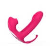 Lonely 3in1 - akkus, léghullámos 3 ágú vibrátor (pink)