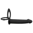 Black Velvet Double F - felcsatolható anál vibrátor (fekete)