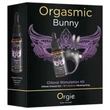 Orgie Orgasmic Bunny - vibrációs péniszgyűrű szett (fekete)