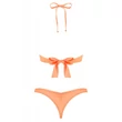 Obsessive Paralia - merevítős, nyakpántos bikini (korall)