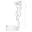 Passion BS057 - cikk-cakkos necc szett (fekete) - S-L