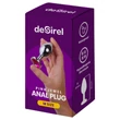 Desirel Pink Jewel M - anál plug (ezüst-pink)