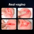 Zemalia 3D Real Touch - élethű műpunci tokban (fekete-natúr)