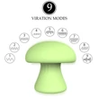Magic Mushroom - akkus arc masszírozó (zöld)