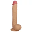 Lovetoy King-Sized - tapadókorongos, élethű dildó - 25cm (natúr)