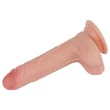 Lovetoy Nature Cock - kétrétegű élethű dildó - 18cm (natúr)