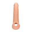 RealRock Penis Sleeve 9 - péniszköpeny (21,5cm) - natúr