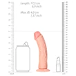 RealRock - tapadókorongos realisztikus dildó - 15,5cm (natúr)