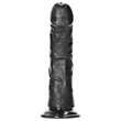 RealRock - tapadókorongos realisztikus dildó - 15,5cm (fekete)