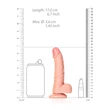 RealRock - tapadókorongos, realisztikus dildó - 15,5cm (natúr)