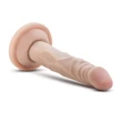 Dr. Skin 5 - tapadókorongos élethű dildó - natúr (14,5cm)