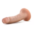 Dr. Skin 5,5 - tapadókorongos élethű dildó - natúr (14cm)