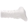 Perfect Fit Breeder - nyitott péniszköpeny (10 cm) - fehér