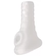 Perfect Fit Breeder - nyitott péniszköpeny (10 cm) - fehér