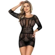 Subblime 951931 - nyitott hátú necc ruha - (fekete) - S-L