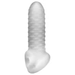 Fat Boy Checker Box - péniszköpeny (15cm) - fehér