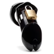 CB-6000 CB-X - luxus pénisz ketrec lakattal (fekete)