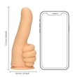 S-Line - hüvelykujj dildó (natúr)