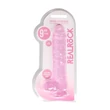 REALROCK - átlátszó élethű dildó - pink (22cm)
