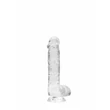 REALROCK - átlátszó élethű dildó - átlátszó (15cm)
