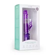 Easytoys Rabbit - forgó gyöngyös, csiklókaros vibrátor (lila)