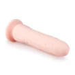 Easytoys - tapadókorongos 100% szilikon dildó (21cm) - natúr
