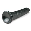 Easytoys - tapadókorongos extra nagy dildó (28,5cm) - fekete