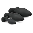 Easytoys Rocket - anál plug szett - fekete (3 részes)