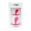 Rimba Copenhagen - anál plug szett - pink (2db)