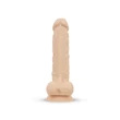Real Fantasy Conrad - tapadókorongos vibrátor - 20cm (natúr)