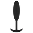 Easytoys Heavy Fulfiller - 54g-os anál plug - kicsi (fekete)