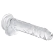 EasyToys - herés dildó - 17cm (átlátszó)