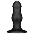 BUTTR FIM-92 - tapadókorongos anál dildó (fekete)
