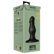 BUTTR FIM-92 - tapadókorongos anál dildó (fekete)