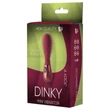 Dinky Jody F. Mini - akkus, bordázott mini vibrátor (piros)