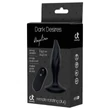 Dark Desires Angelina - anál vibrátor (fekete)